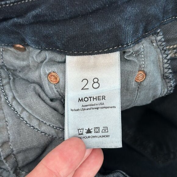 Mother The Looker Ankle Fray Jeans Size 28 - Picture 8 of 14